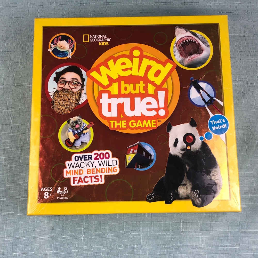 Weird But True Board Game By National Geographic Kids NEW Sealed